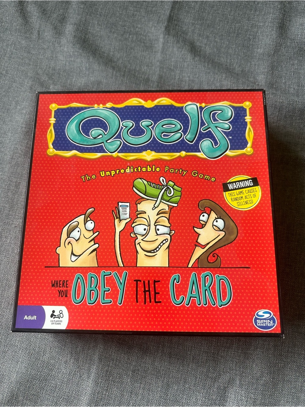 Quelf The Unpredictable Party Board Game